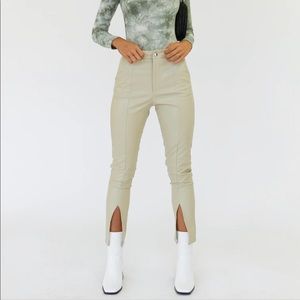 Princess Polly Mikke Faux Leather Pants